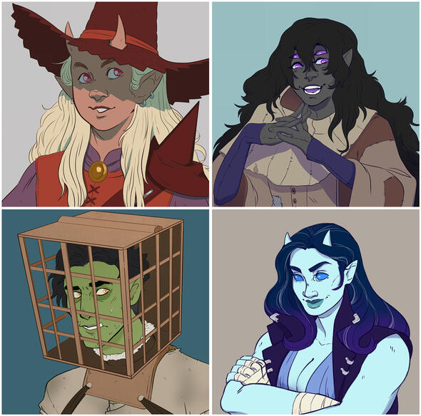CHARACTER TOKENS