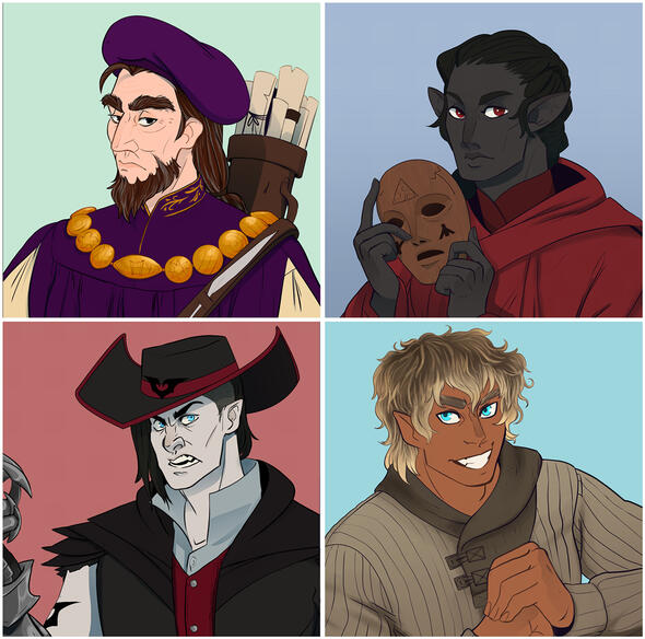 CHARACTER TOKENS