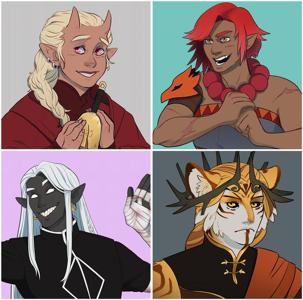 CHARACTER TOKENS